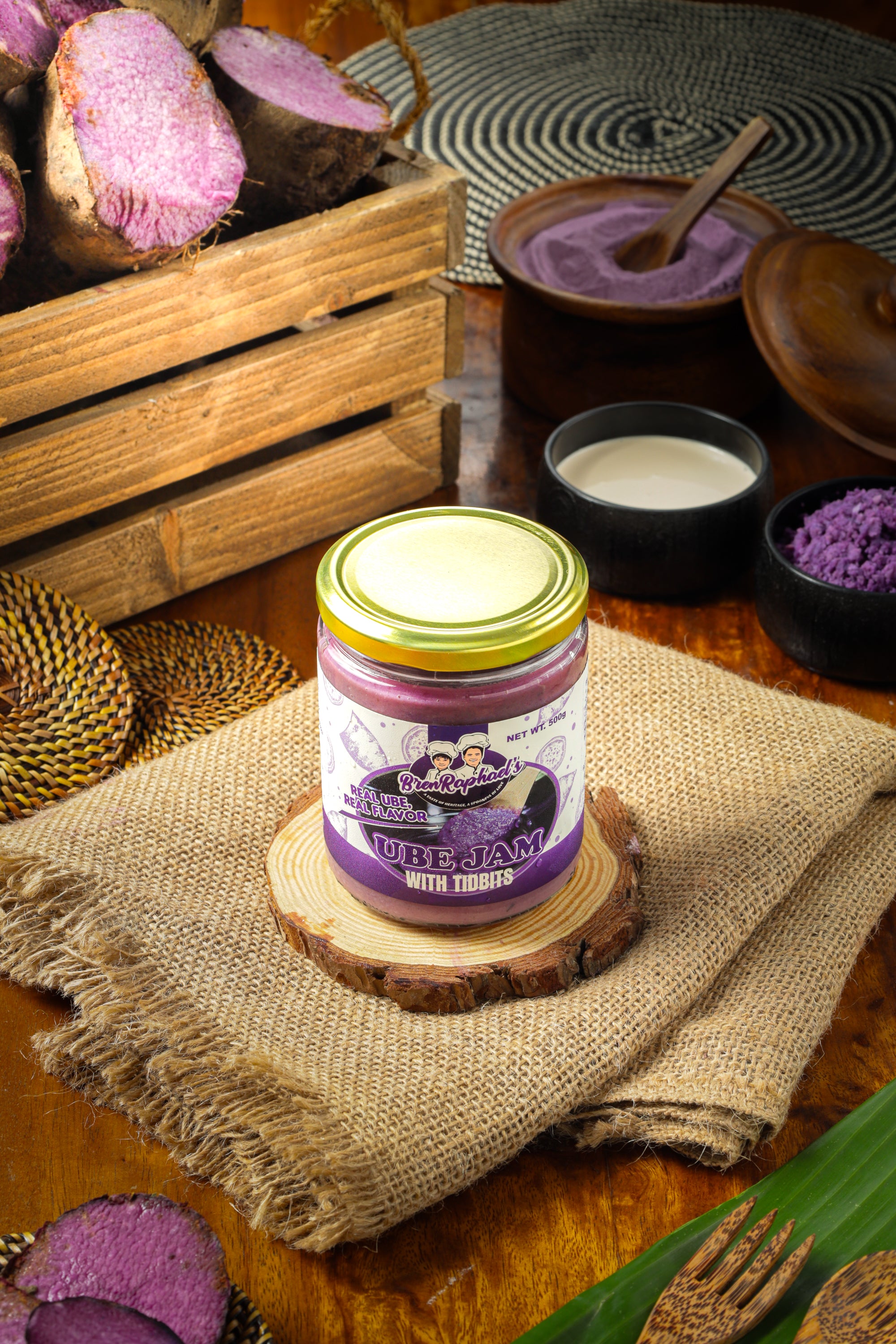 UBE JAM WITH TIDBITS 500G