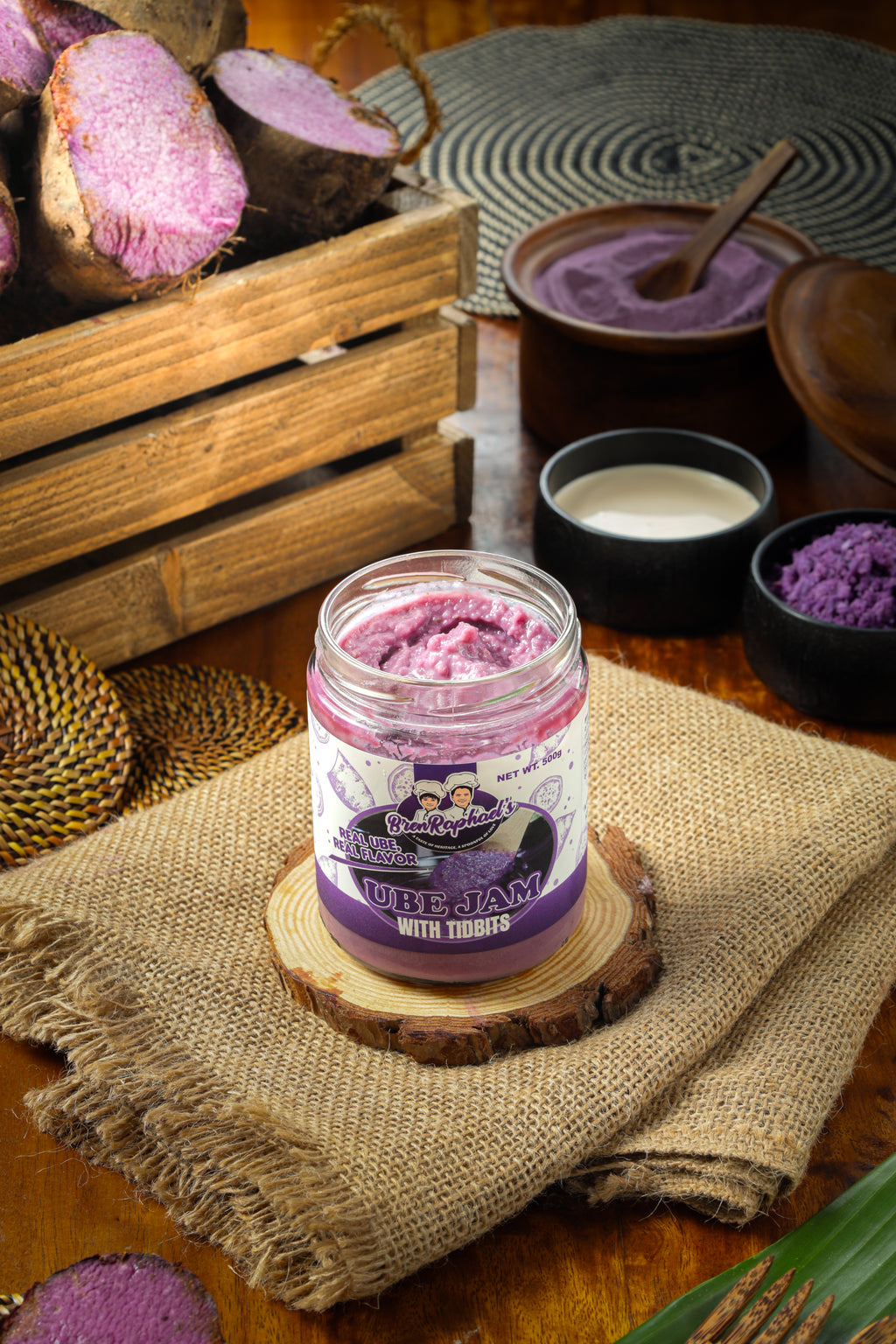 UBE JAM WITH TIDBITS 500G