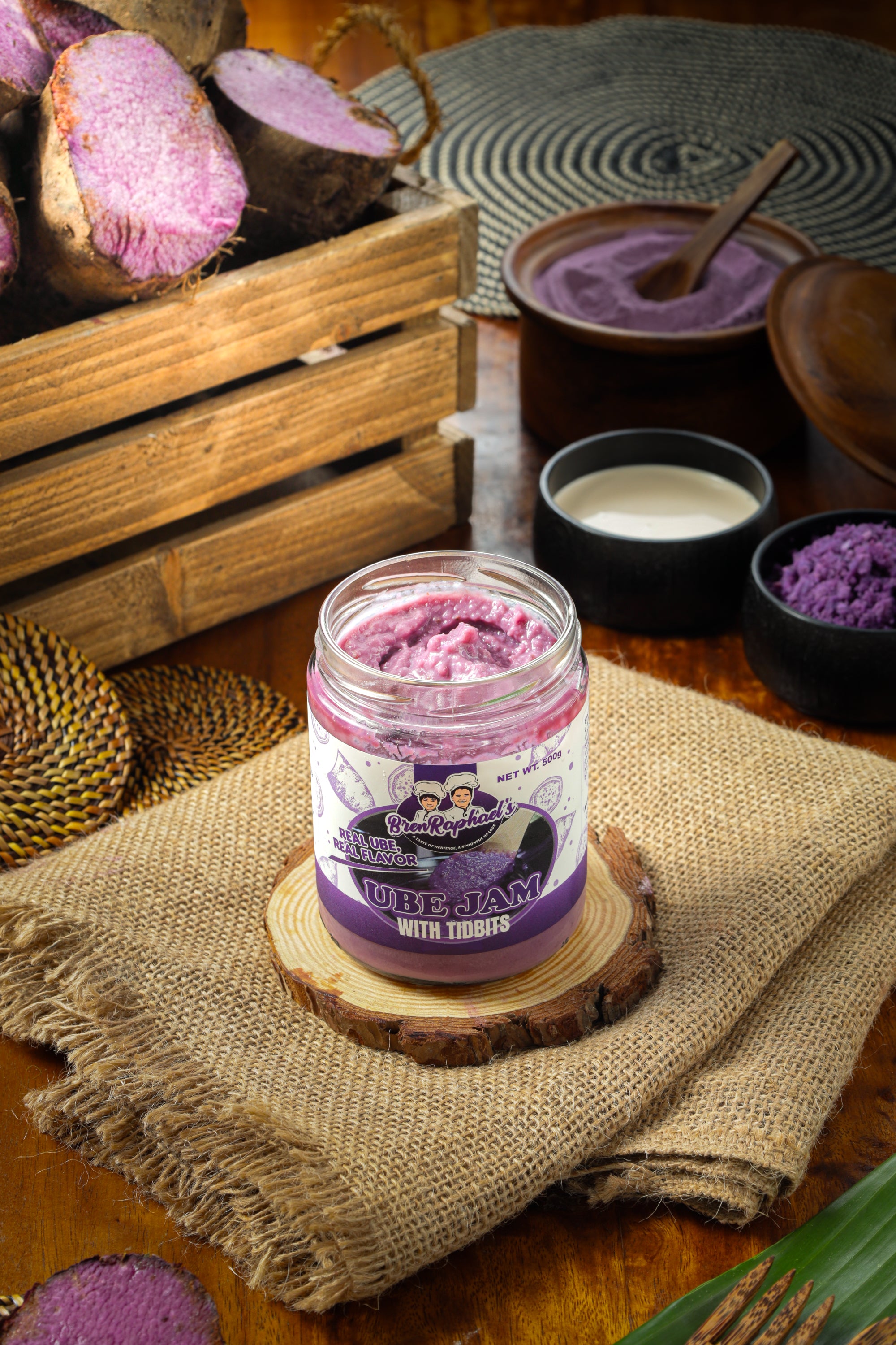 UBE JAM WITH TIDBITS 500G
