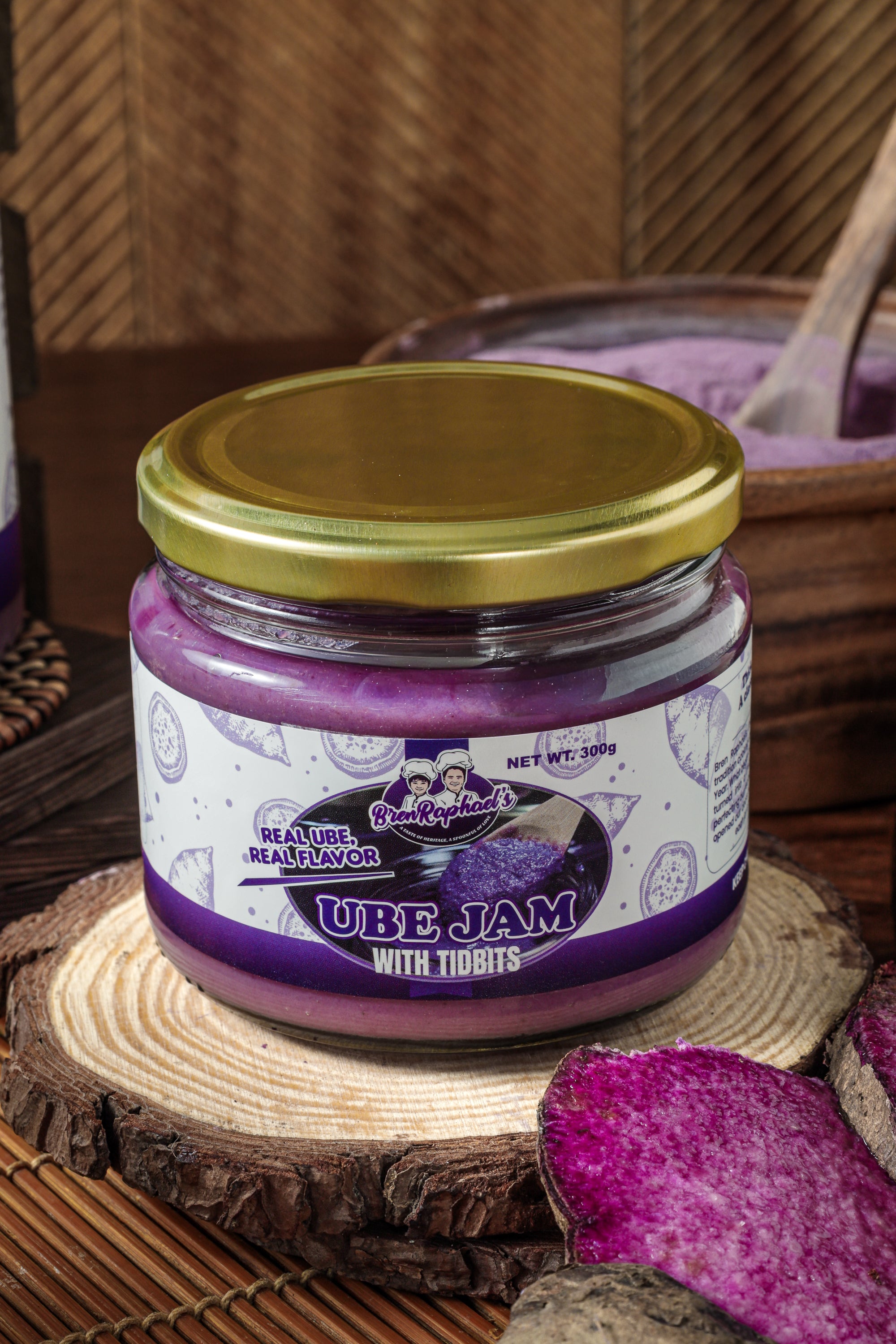 UBE JAM WITH TIDBITS 300G