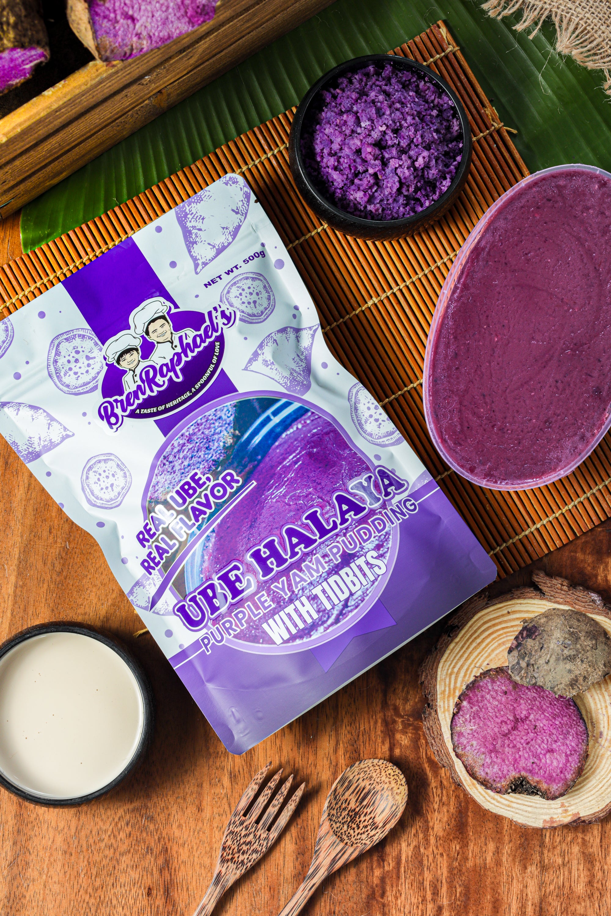 UBE HALAYA WITH TIDBITS 500G